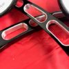 black alloy vrod mirror set