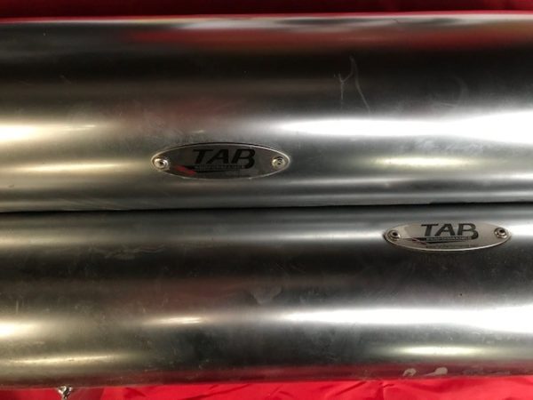 TAB slip on exhaust for muscle vrod models