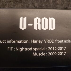 VROD Front axle Caps 2012-02017